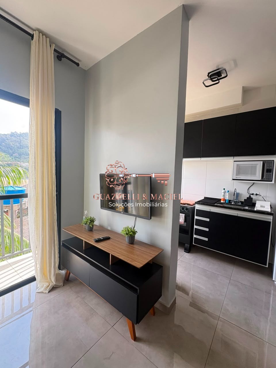 Apartamento em JARDIM GUAÇU, SÃO ROQUE - Apartamento à venda ou locação em São Roque-SP, Jardim Guaçu: 2 quartos, 1 suíte, 2 salas, 1 vaga garagem, 50m². Venha conferir! - Foto 6
