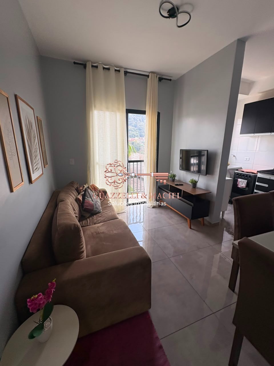 Apartamento em JARDIM GUAÇU, SÃO ROQUE - Apartamento à venda ou locação em São Roque-SP, Jardim Guaçu: 2 quartos, 1 suíte, 2 salas, 1 vaga garagem, 50m². Venha conferir! - Foto 4