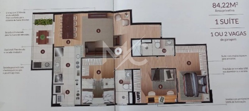 Apartamento, 3 quartos, 84 m² - Foto 5