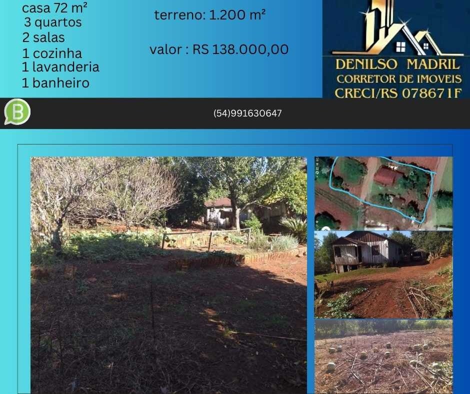 Casa à venda no bairro Centro em Colorado/RS