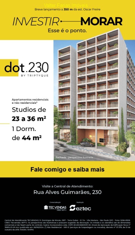Apartamento, 1 quarto, 23 m² - Foto 1