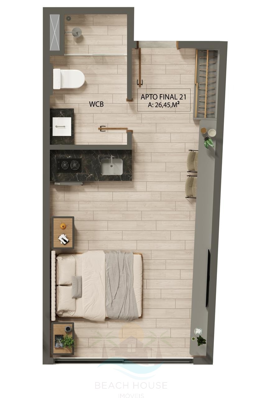 Apartamento, 1 quarto, 26 m² - Foto 32