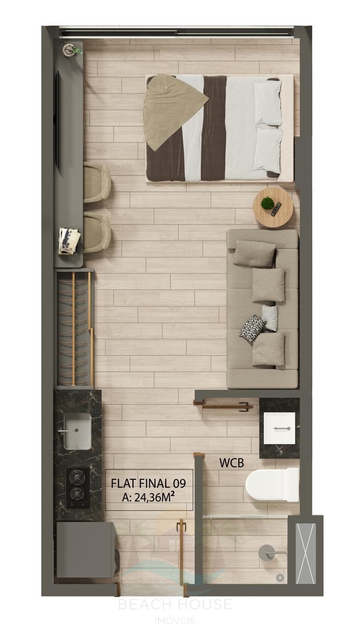 Apartamento, 1 quarto, 26 m² - Foto 26