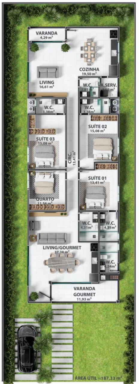 Casa, 4 quartos, 202 m² - Foto 16