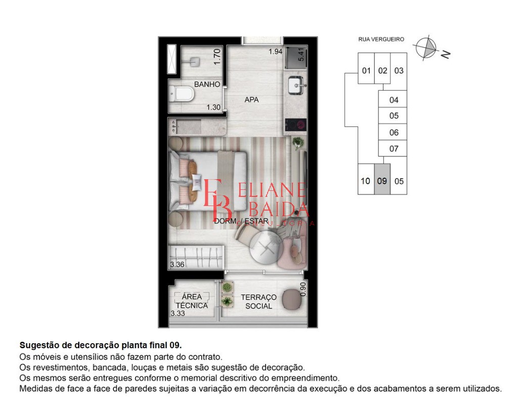 Kitnet-Studio, 25 m² - Foto 1