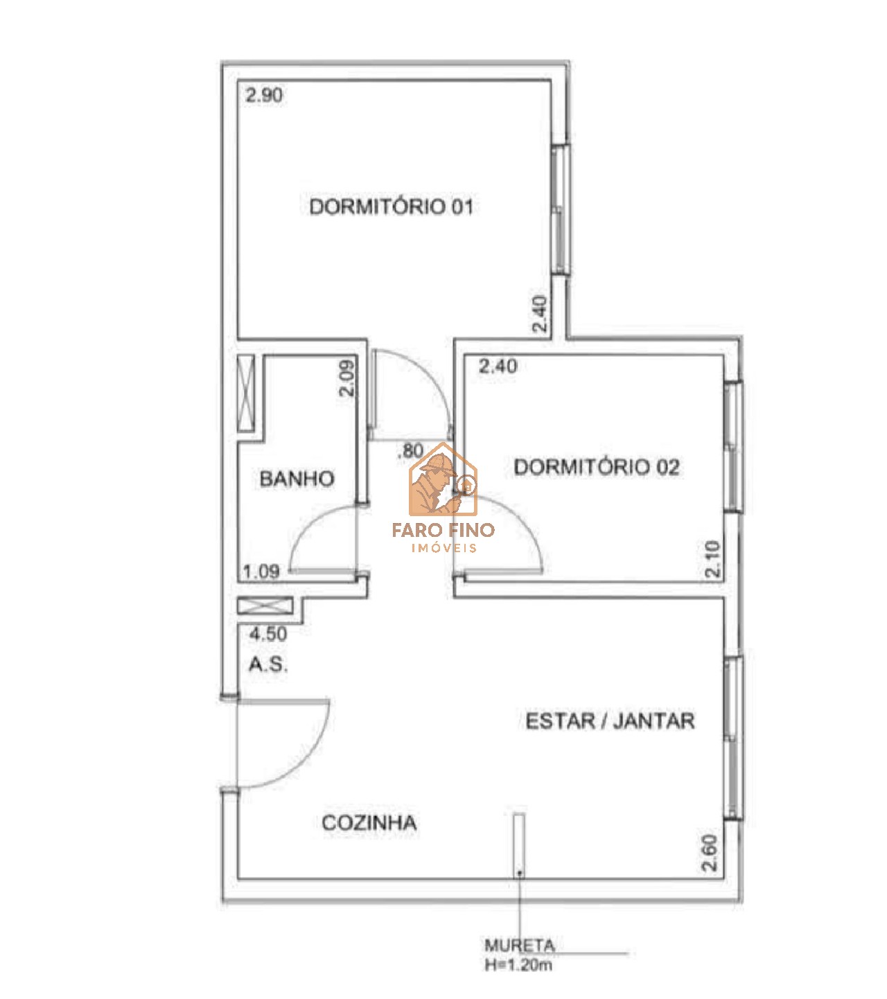 Apartamento, 2 quartos, 32 m² - Foto 28