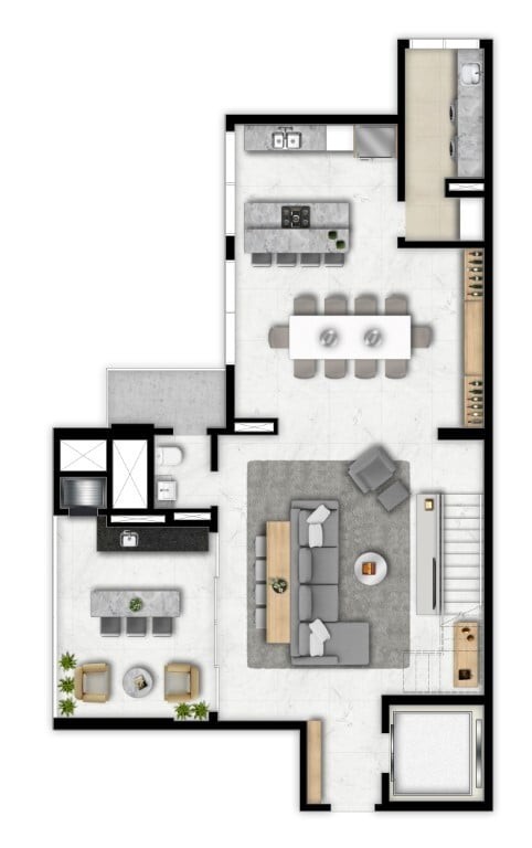Apartamento à venda com 2 quartos, 128m² - Foto 69