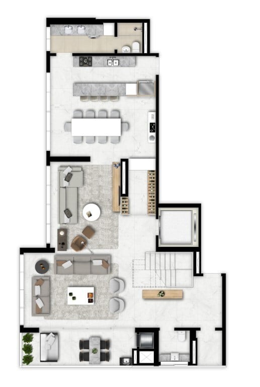 Apartamento à venda com 2 quartos, 128m² - Foto 71