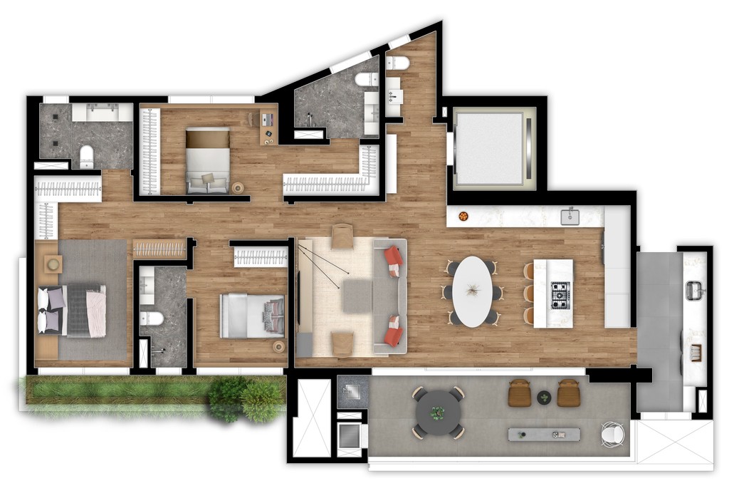 Apartamento, 3 quartos, 234 m² - Foto 17