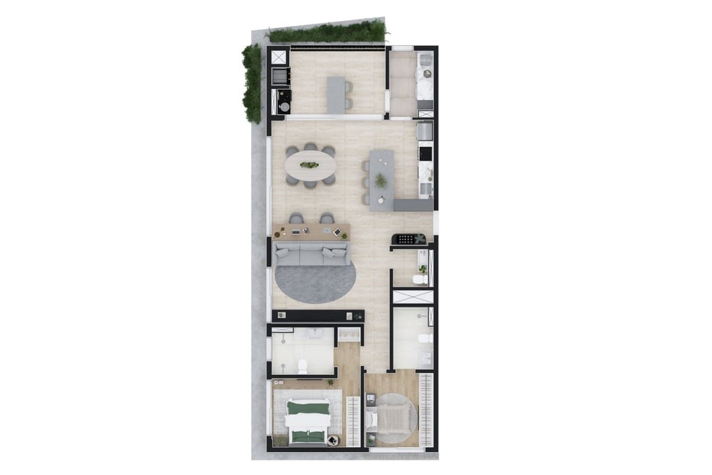 Apartamento, 2 quartos, 90 m² - Foto 62