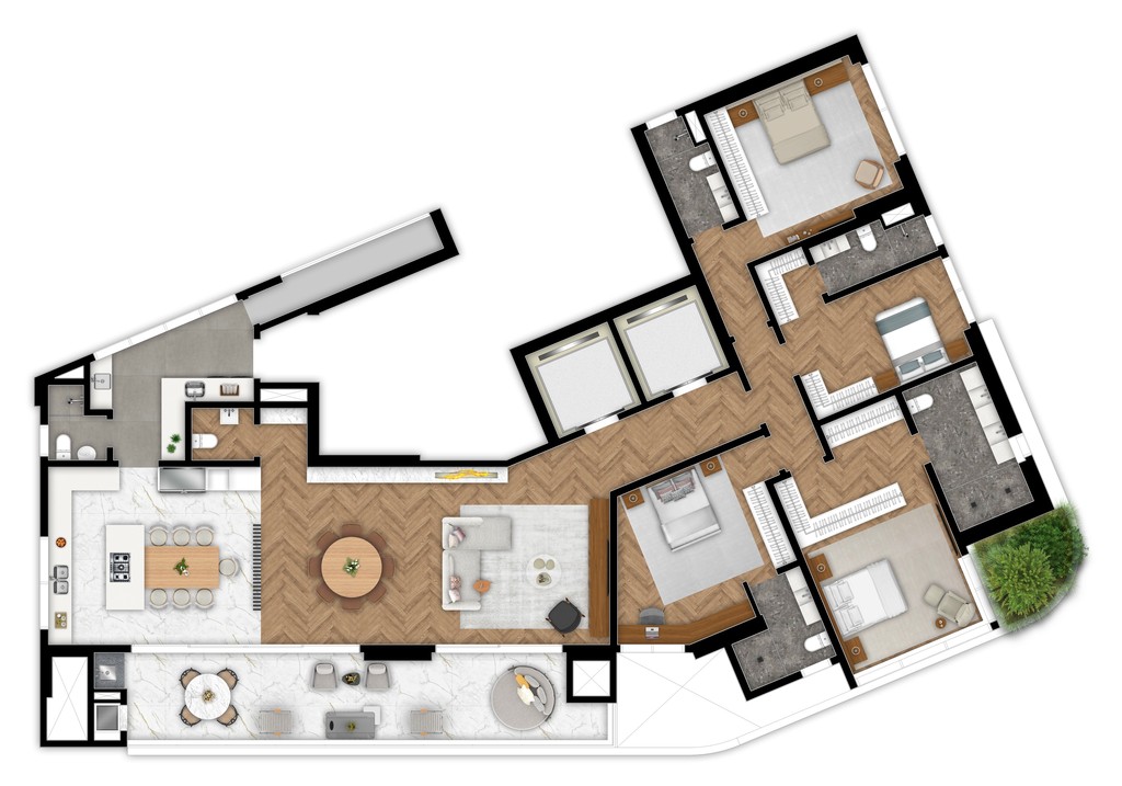 Apartamento, 3 quartos, 234 m² - Foto 15