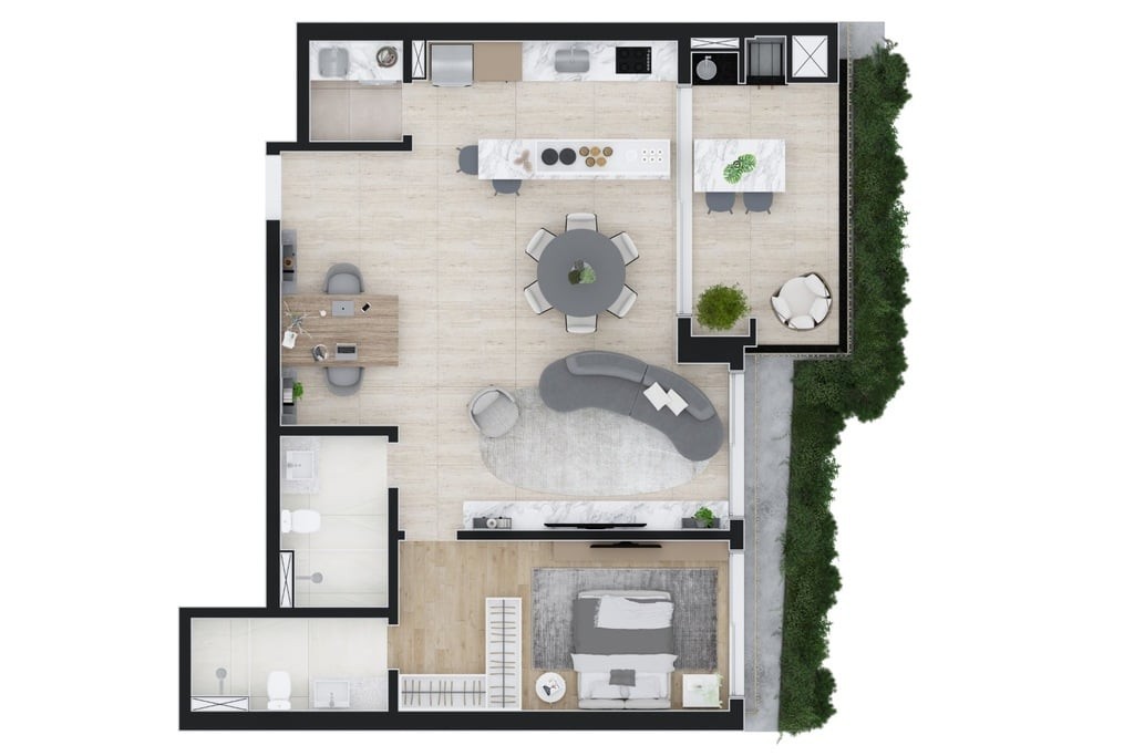 Apartamento, 2 quartos, 90 m² - Foto 55