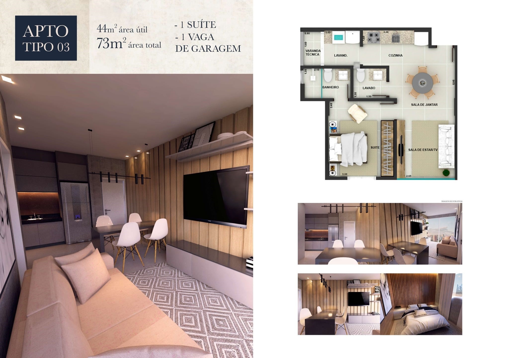 Apartamento, 2 quartos, 74 m² - Foto 7