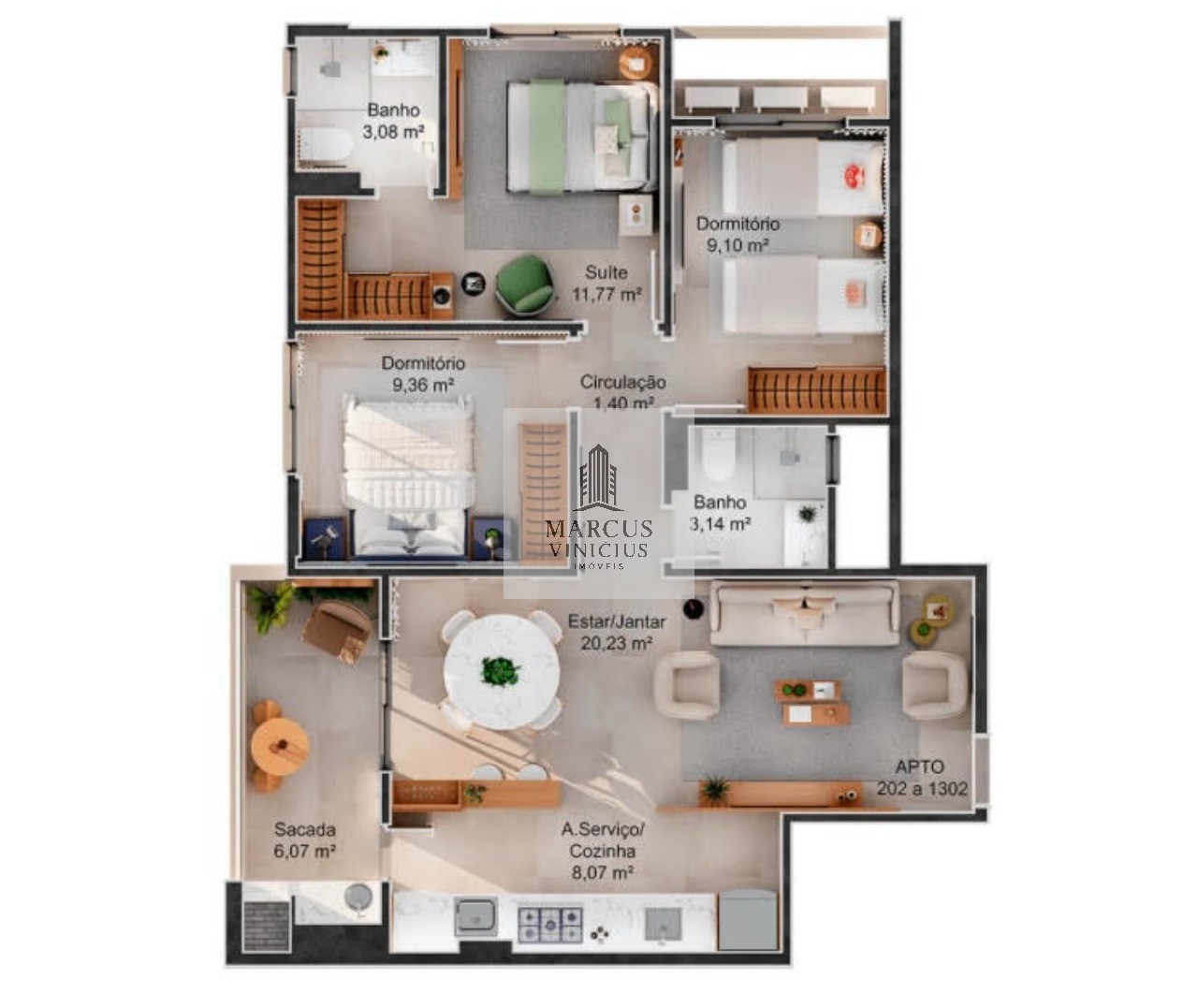 Apartamento, 3 quartos, 86 m² - Foto 16