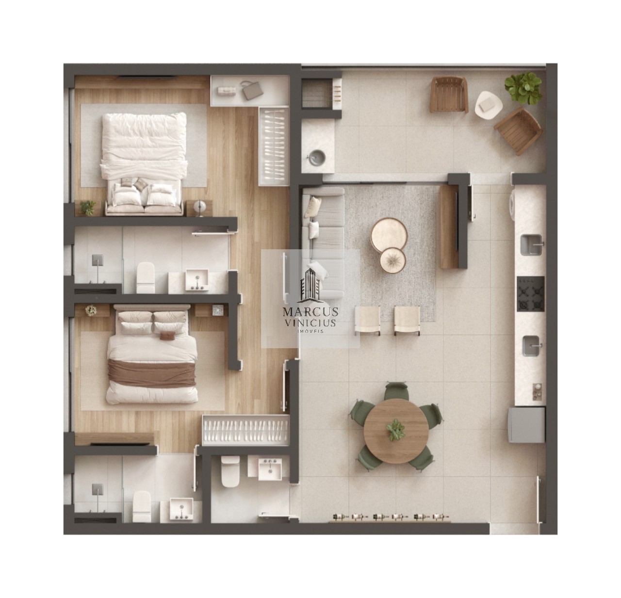 Apartamento à venda com 1 quarto, 37m² - Foto 15