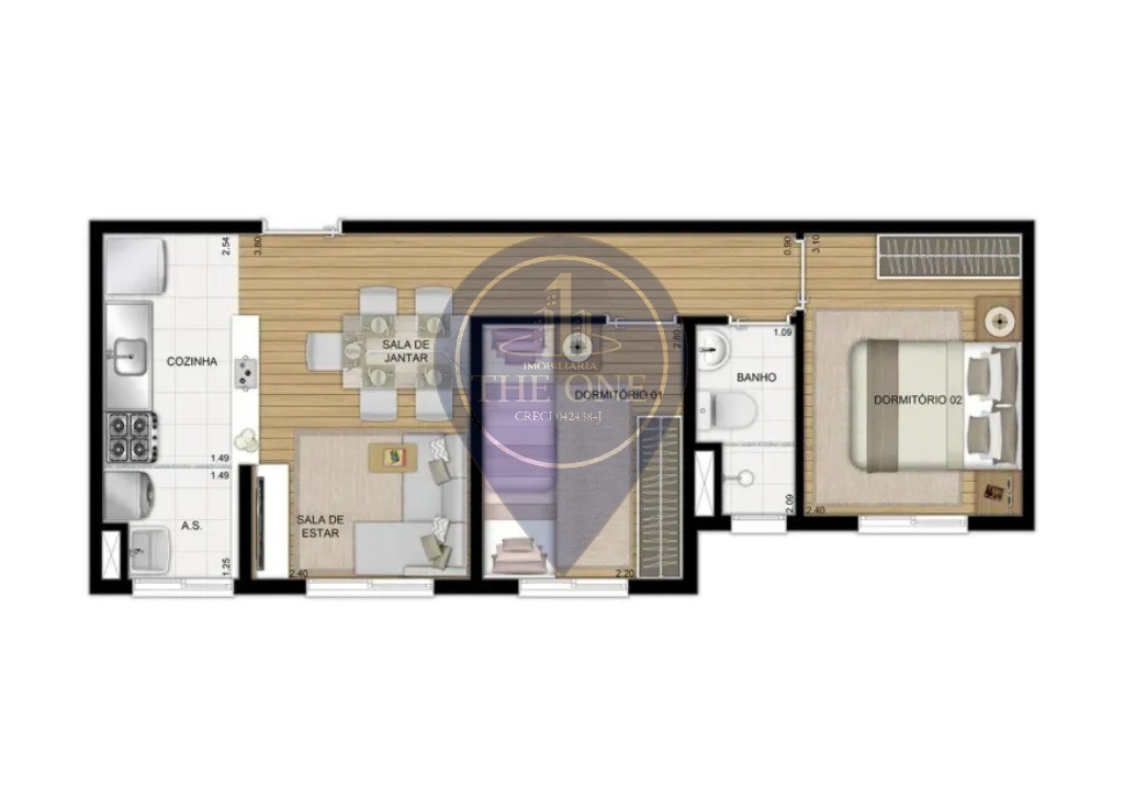 Apartamento, 2 quartos, 40 m² - Foto 15