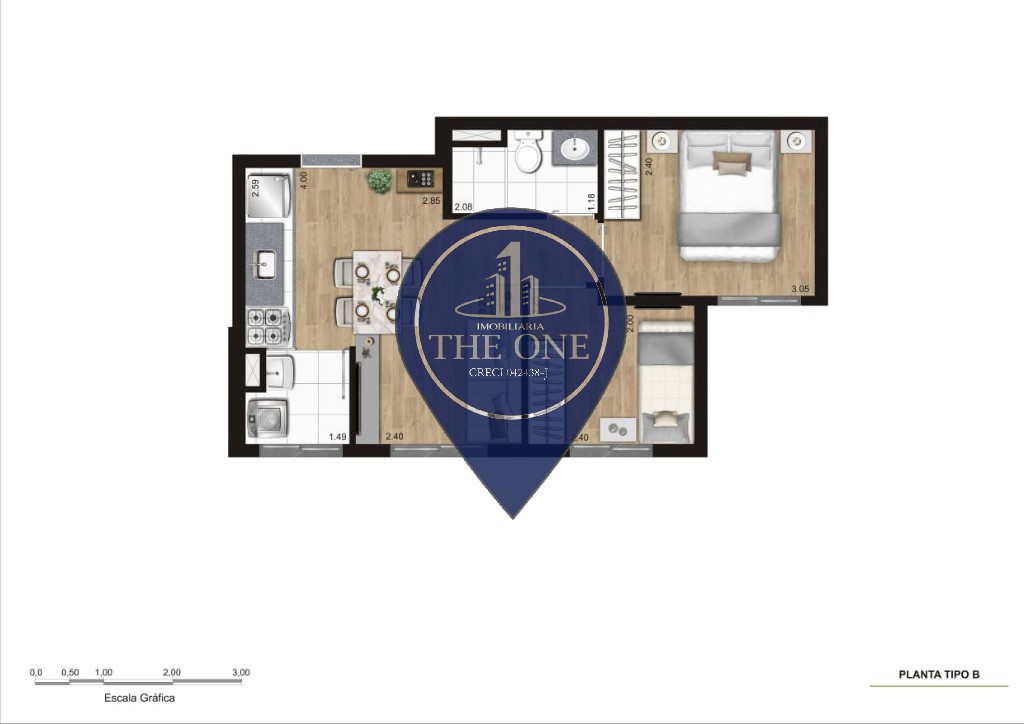 Apartamento, 2 quartos, 38 m² - Foto 21