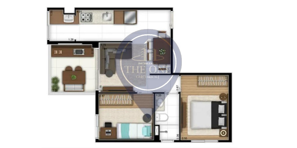 Apartamento, 2 quartos, 51 m² - Foto 45