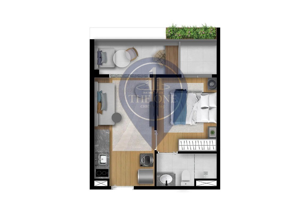 Apartamento, 1 quarto, 31 m² - Foto 9