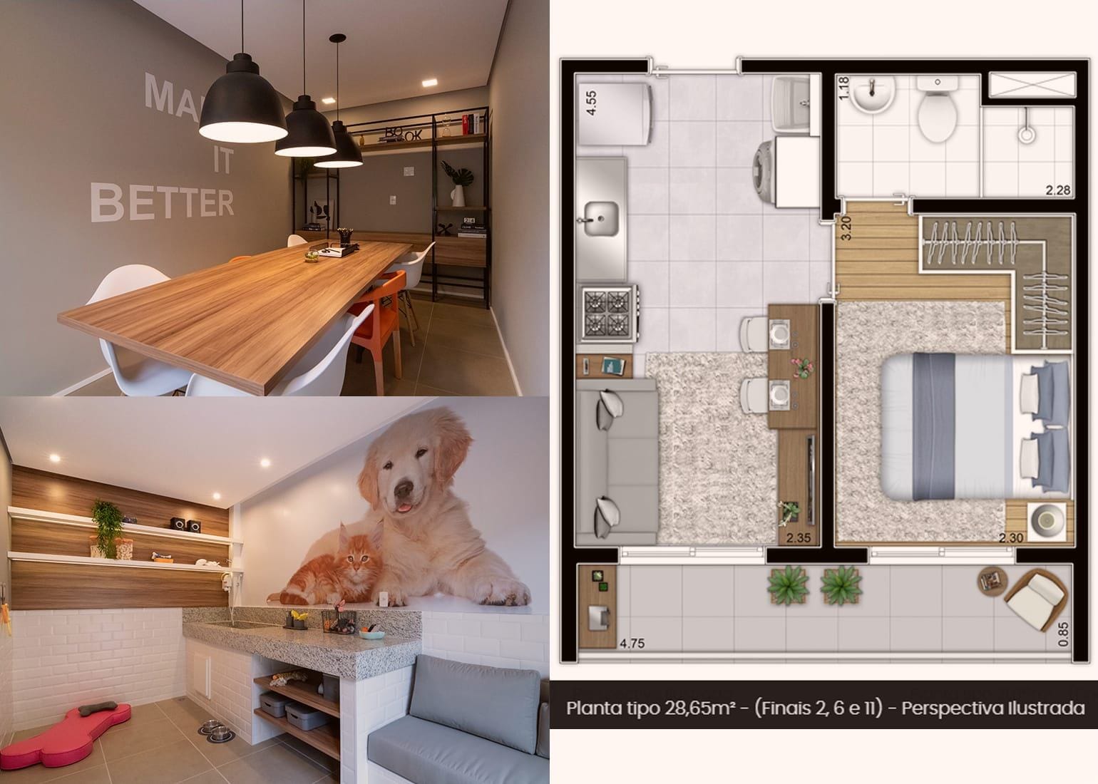 Apartamento, 1 quarto, 28 m² - Foto 4