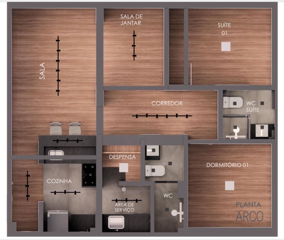 Apartamento, 2 quartos, 69 m² - Foto 5