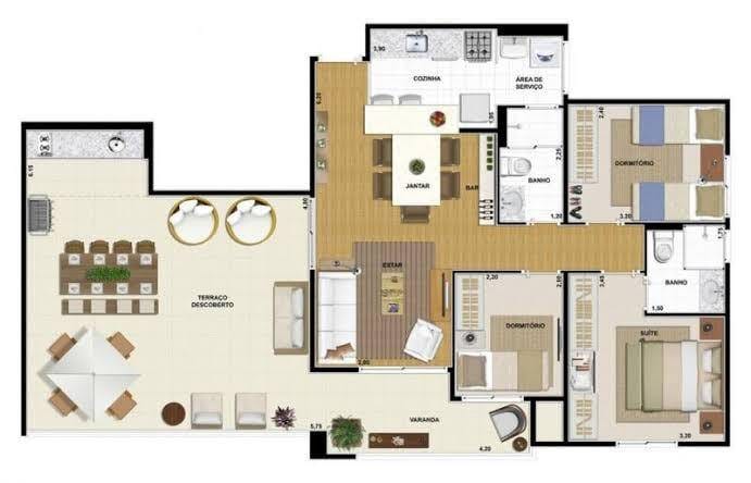 Cobertura, 3 quartos, 104 m² - Foto 9