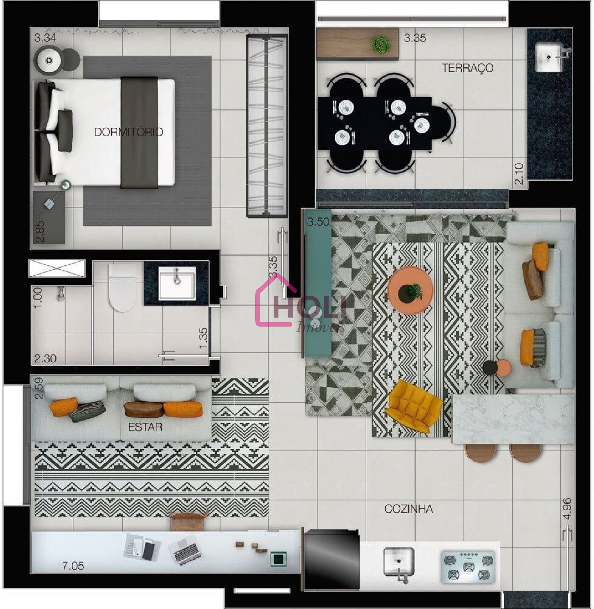 Apartamento, 1 quarto, 36 m² - Foto 20