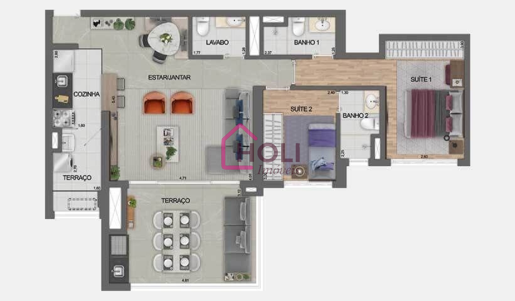 Apartamento, 2 quartos, 64 m² - Foto 32