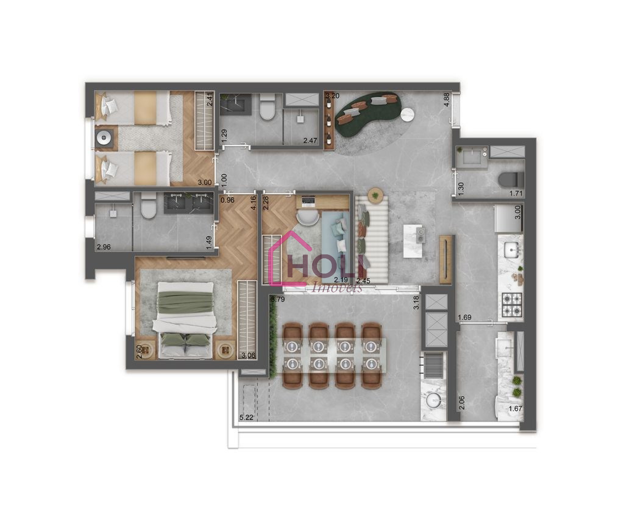 Apartamento, 2 quartos, 68 m² - Foto 25