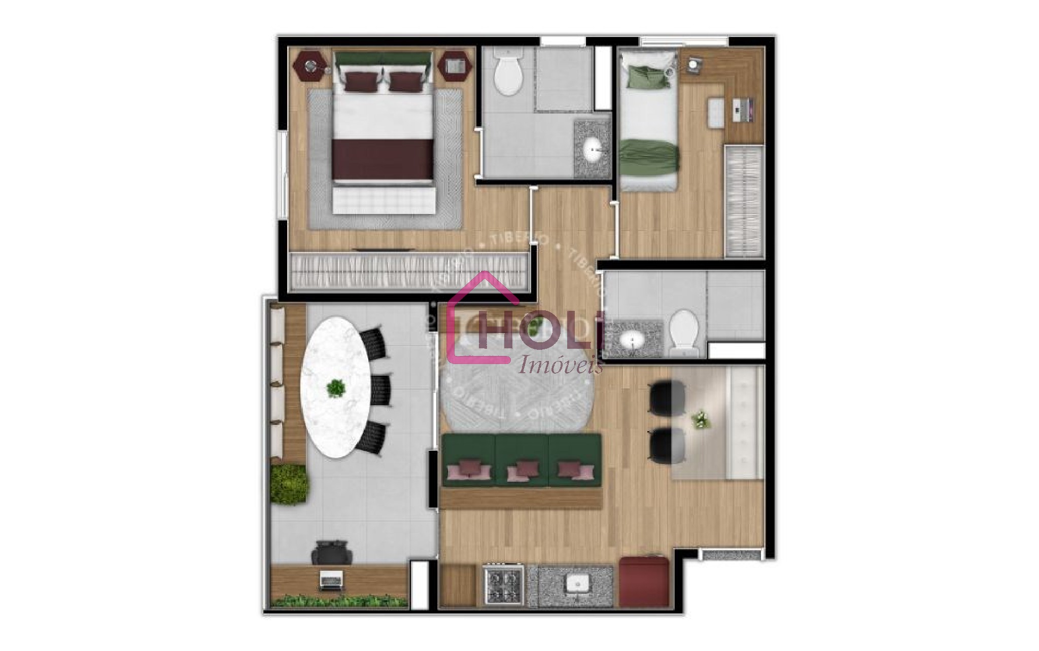 Apartamento, 2 quartos, 52 m² - Foto 24