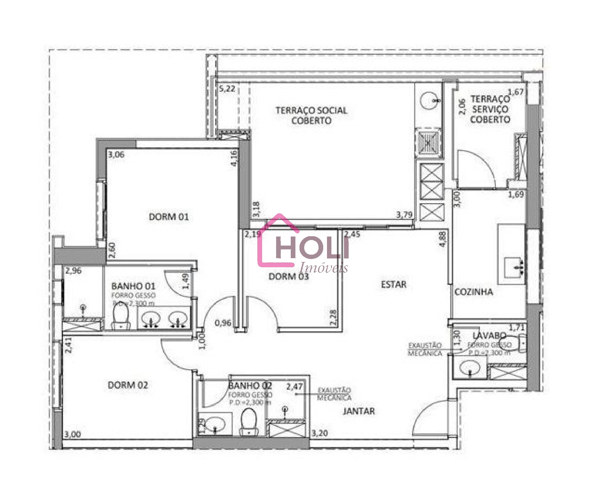 Apartamento, 3 quartos, 84 m² - Foto 1