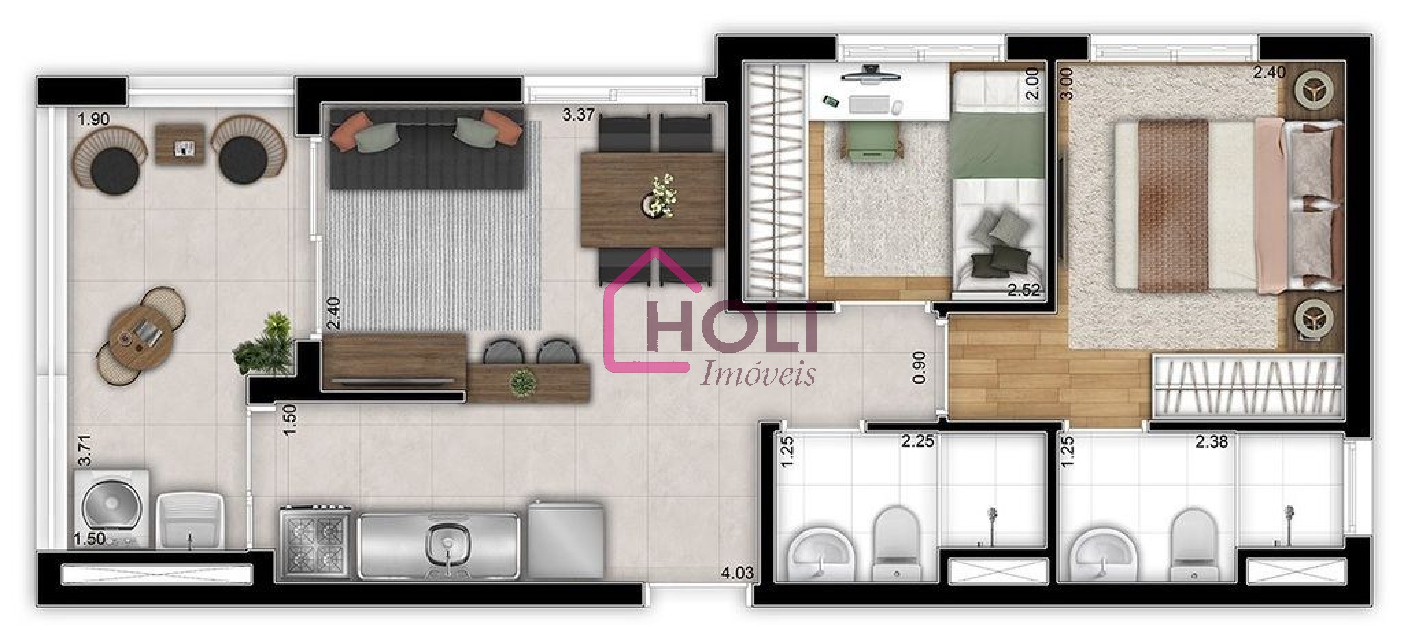 Apartamento, 2 quartos, 38 m² - Foto 11