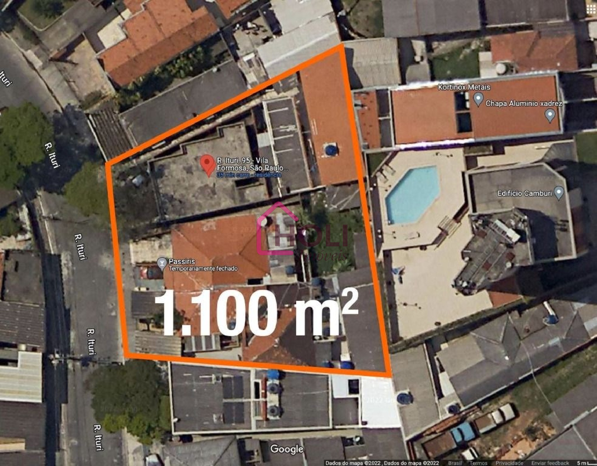 Loteamento e Condomínio, 1100 m² - Foto 1