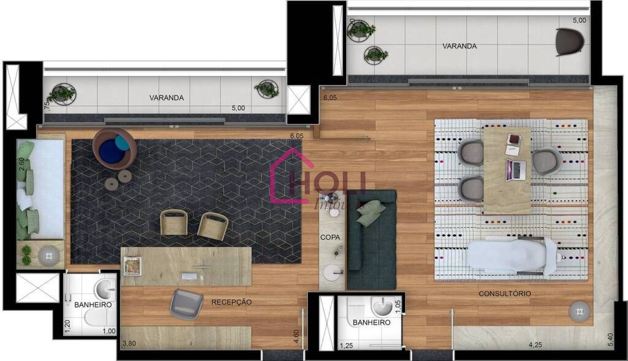 Sala-Conjunto, 46 m² - Foto 12