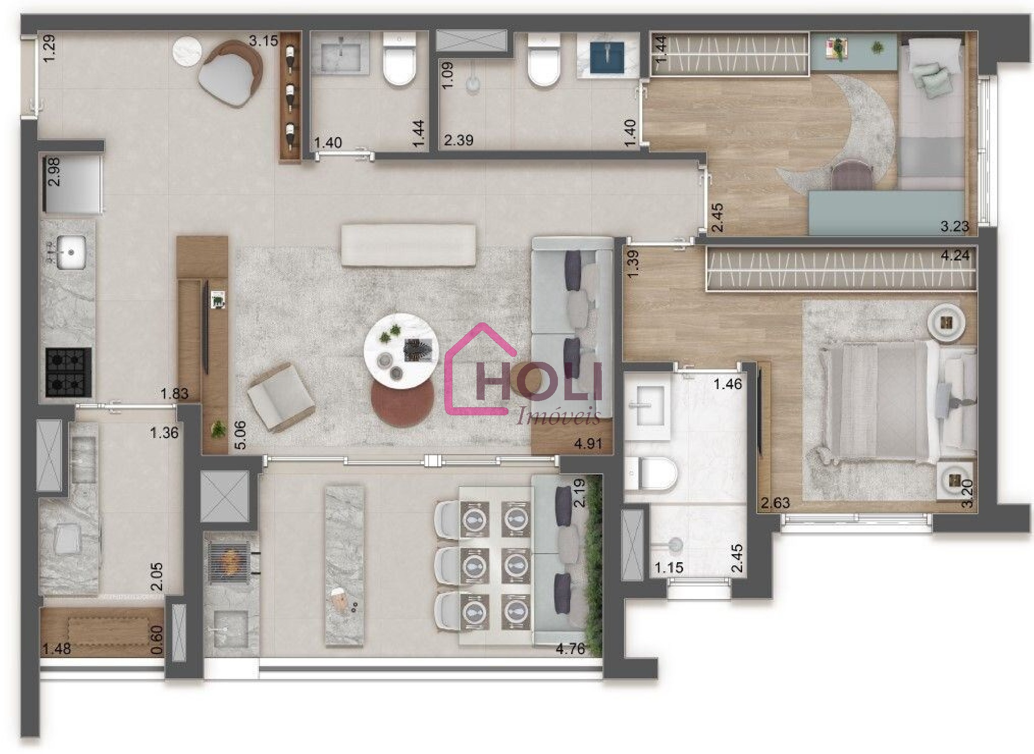 Apartamento, 1 quarto, 25 m² - Foto 10