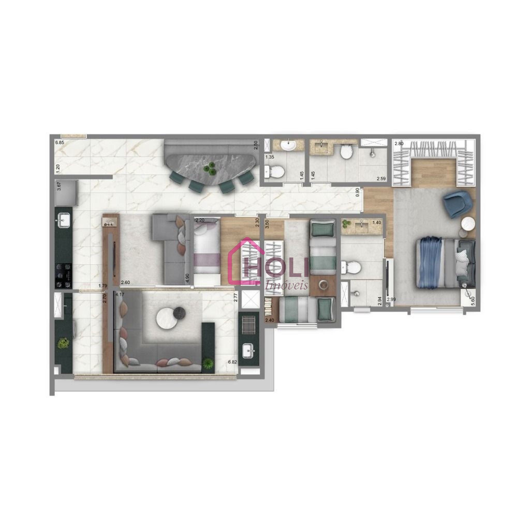 Apartamento, 3 quartos, 140 m² - Foto 25