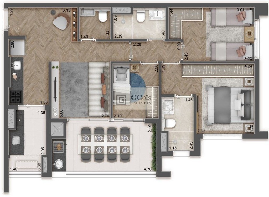 Apartamento à venda com 1 quarto, 25m² - Foto 11