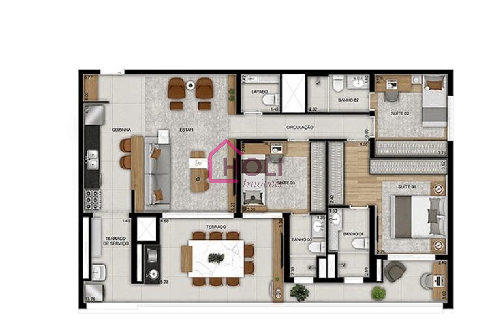 Apartamento, 3 quartos, 125 m² - Foto 10