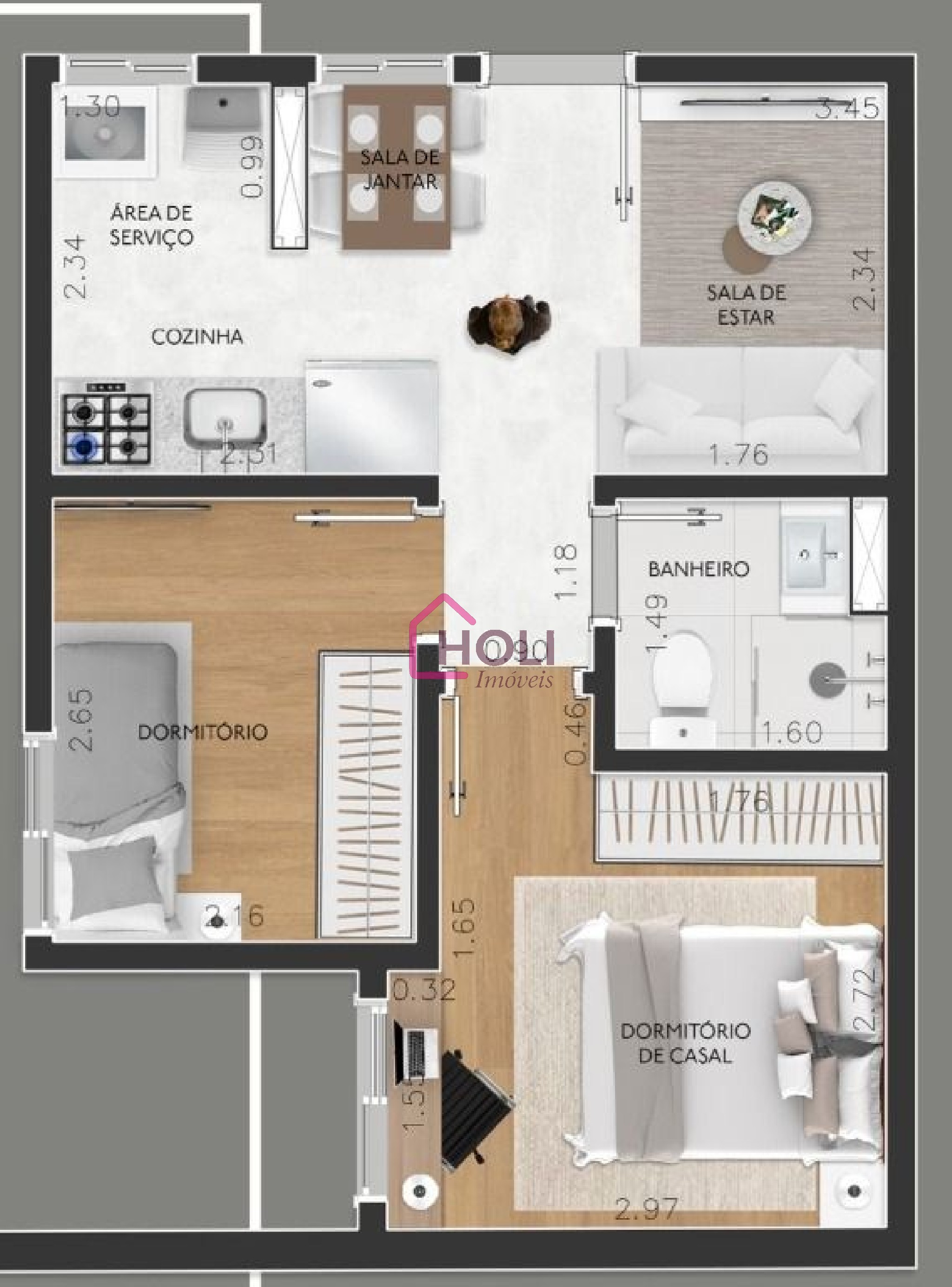 Apartamento à venda com 2 quartos, 35m² - Foto 16