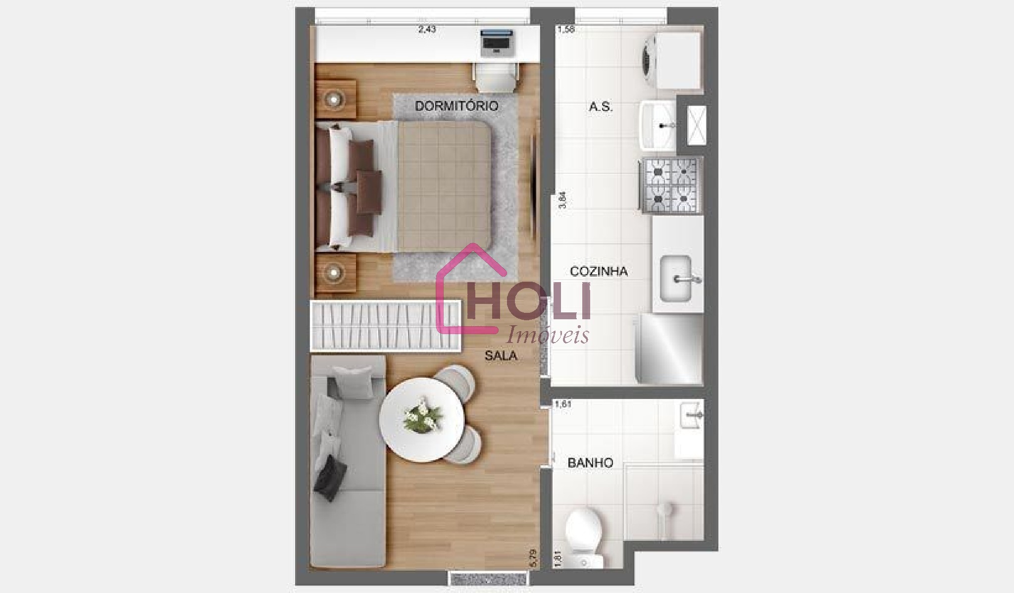 Apartamento, 2 quartos, 38 m² - Foto 30