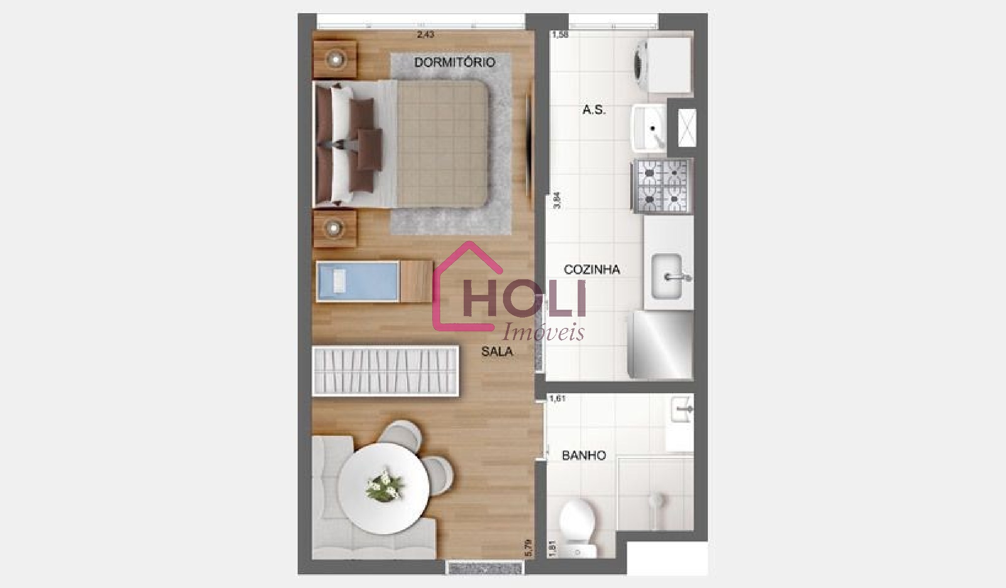 Apartamento, 2 quartos, 38 m² - Foto 28
