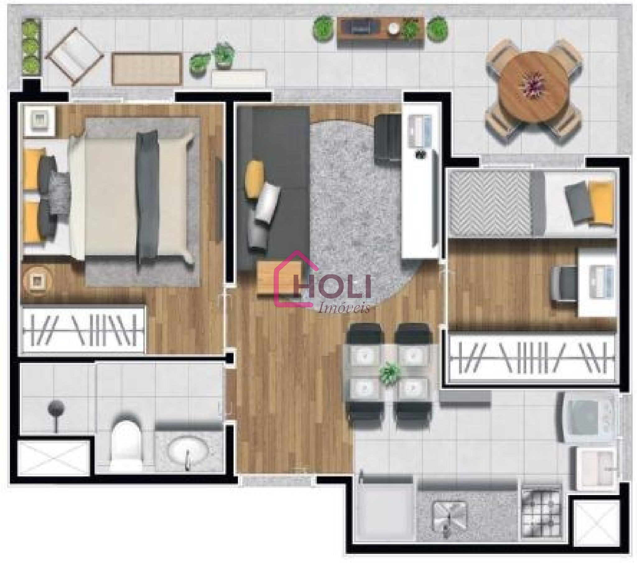 Apartamento, 2 quartos, 36 m² - Foto 21