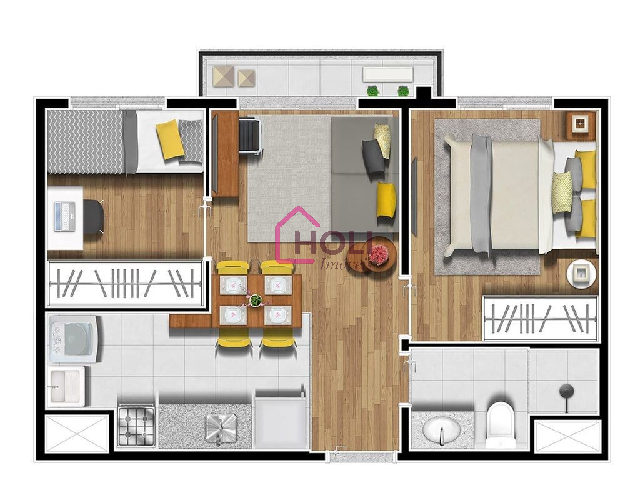 Apartamento, 2 quartos, 36 m² - Foto 17