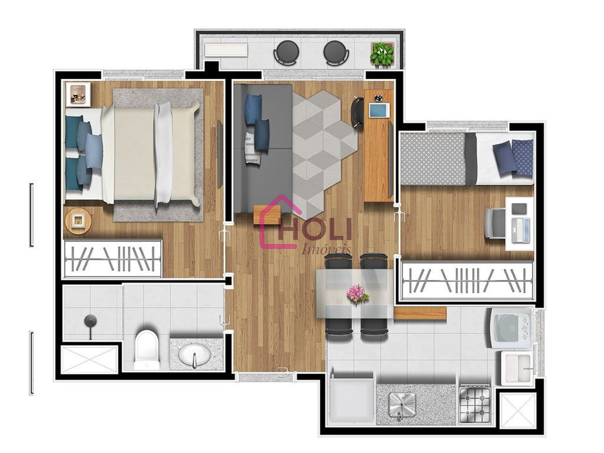 Apartamento, 2 quartos, 36 m² - Foto 22