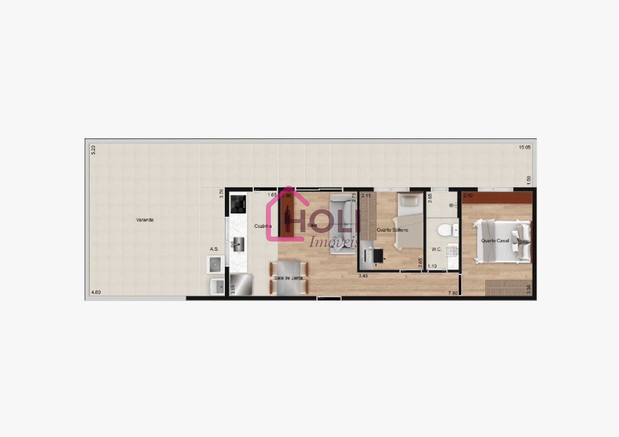 Cobertura, 2 quartos, 44 m² - Foto 21