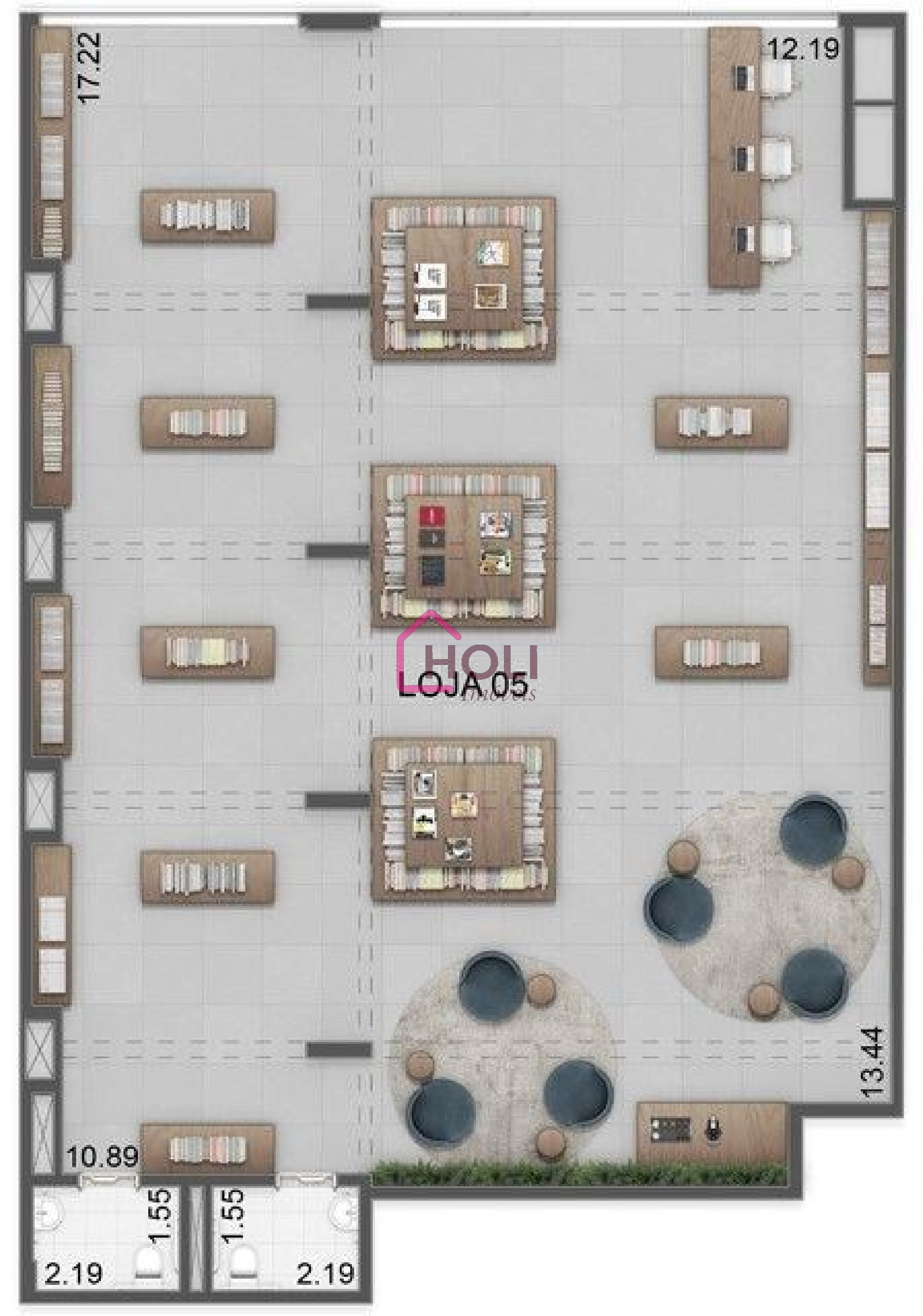 Loja-Salão, 497 m² - Foto 8