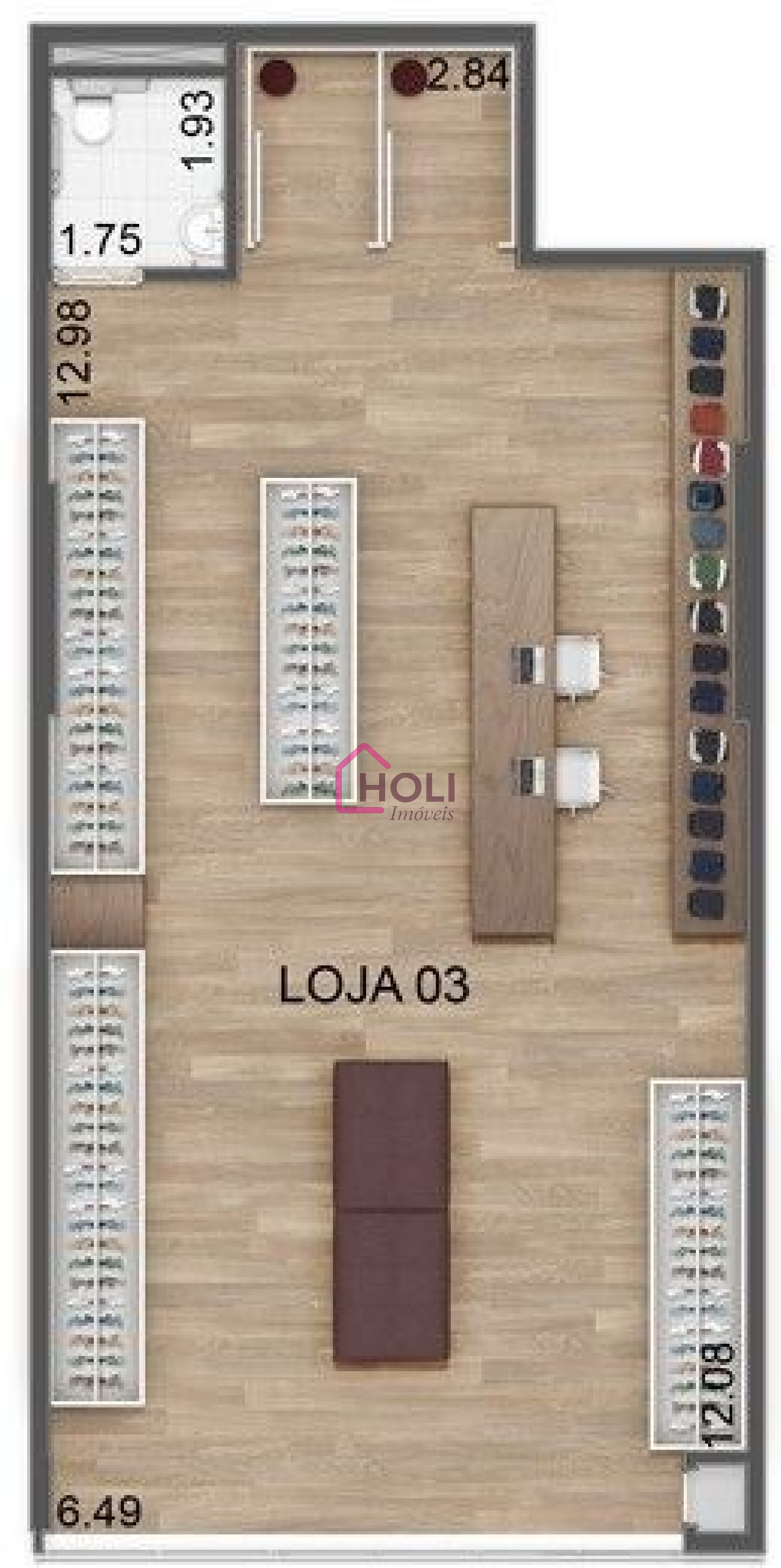 Loja-Salão, 497 m² - Foto 4