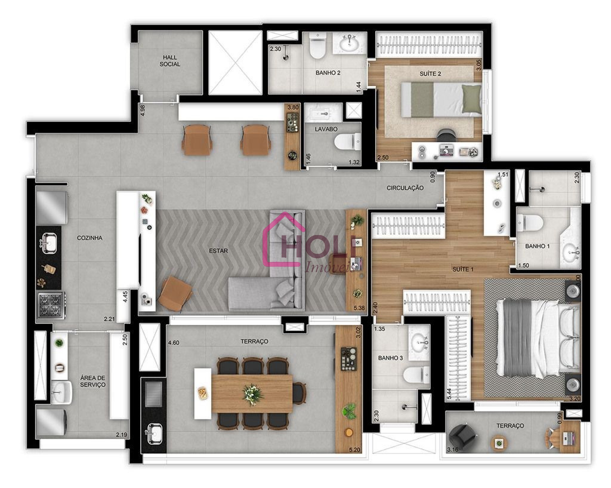 Apartamento, 3 quartos, 91 m² - Foto 27