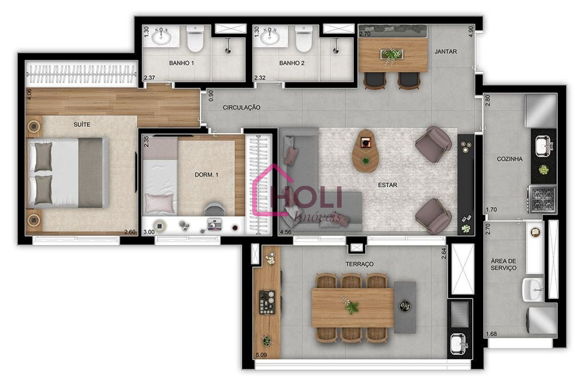 Apartamento, 3 quartos, 91 m² - Foto 25