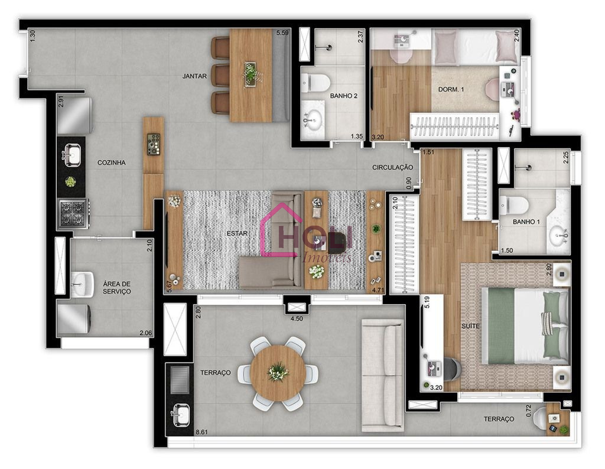 Apartamento, 3 quartos, 91 m² - Foto 26